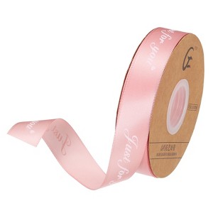 Unique Bargains Gift Wrapping Wedding Wide Satin Grosgrain Ribbon 1 Pc - 1 of 4