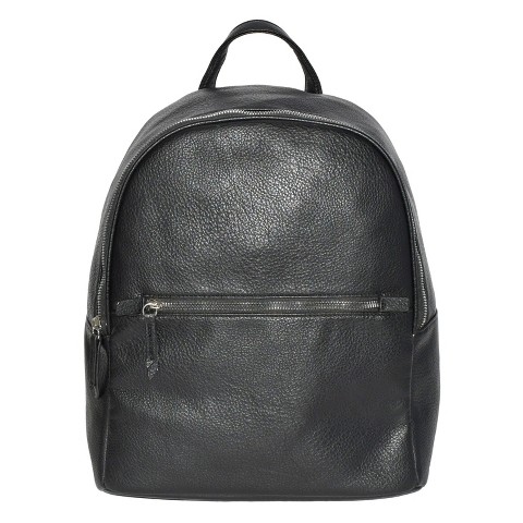 Nicci BACKPACK WITH FRONT ZIPPER POCKET Black One Size