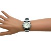 Olivia Pratt Stripped Silicone Band Women Watch - 4 of 4