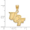 Black Bow Jewelry 10k Yellow Gold Central Florida Knights NCAA Medium Pendant - 2 of 3