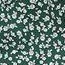 white flowers on green background