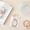 Stockroom Plus 100 Pack Clear Plastic Bags for Jewelry, Mini Resealable Bags for Small Business Earrings, Necklaces, 3.5 x 5.15 In - 2 of 4