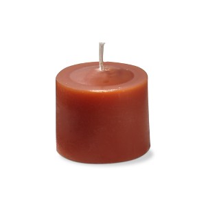 tag Color Studio Votive Candles Set Of 12 Burnt Siena Smokeless Paraffin Wax, Burn Time 5 Hrs. - 1 of 3