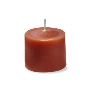 tag Color Studio Votive Candles Set Of 12 Burnt Siena Smokeless Paraffin Wax, Burn Time 5 Hrs.