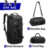 Generic Gym Bag for Men with Shoes Compartment - 40L Duffle Bag for Travel with Wet Pocket - 3 of 4