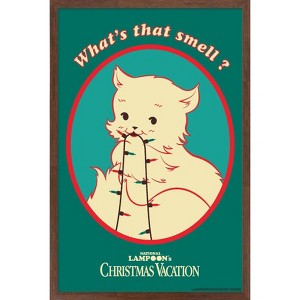 Trends International National Lampoon's Christmas Vacation - Cat Framed Wall Poster Prints - 1 of 4