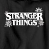 Boy's Stranger Things Christmas Snowflakes Logo Pull Over Hoodie - image 2 of 4