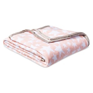 Stars Plush Blanket (Twin) Pink - Pillowfort