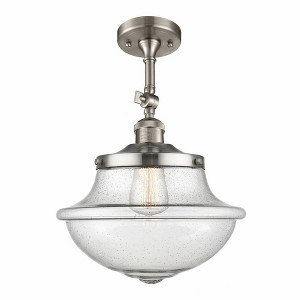 Oxford - 1 Light Adjustable Semi-Flush Mount In Traditional Style-15.5 Inches Tall and 11.75 Inches Wide - 1 of 1