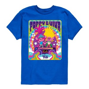 Boys' - Trolls - Poppy and Viva Short Sleeve Graphic T-Shirt - 1 of 4