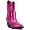 Soda “BLAZING” Women's Western Ankle Boots, Stitched, Pointed Toe, Low Heel - 2 of 4