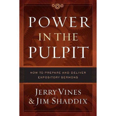 Power in the Pulpit - by  Jerry Vines & Jim Shaddix (Hardcover)