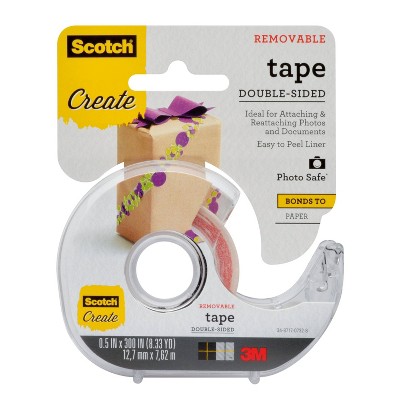 Scotch Create Removable Double-Sided Photo Safe Tape