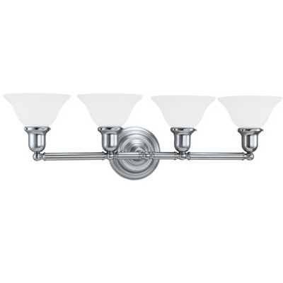 Generation Lighting Sussex 4 light Brushed Nickel Wall Bath Fixture 44063-962