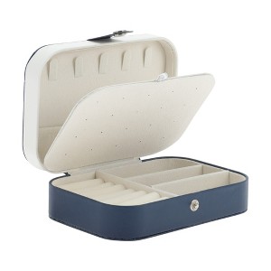 Unique Bargains Portable Jewelry Box for Women Girls Display Storage Jewelry Earrings Rings Necklaces - 1 of 4
