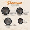 NutriChef 7-Piece Triply Stainless Steel Cookware Set with Nonstick Coating - Stir Fry Pans and Wok - 2 of 4