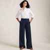 Lands' End Women's Brushed Flannel Mid Rise Wide Leg Trousers - 4 of 4