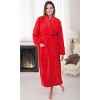 ADR Women's Long Robe, Fleece Plush Robe Woman, Cozy Regular & Plus Size Women's Bath Robe - 2 of 4