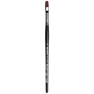 da Vinci TOP-ACRYL Bright Red-Brown Brush, Synthetic, Acrylic & Oil, Flat, Series 7185K, Size 6 - 1 of 3