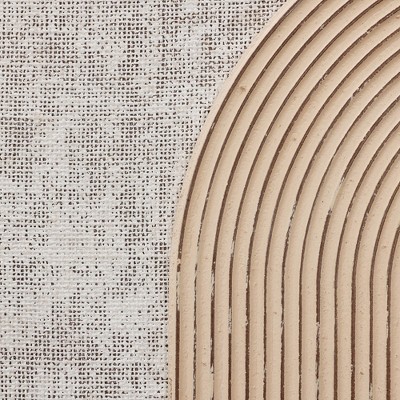 Earth Tone Abstract Mixed Media Canvas Wall Art Set