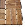 SEVOBAL 10 PCS Carpet Tiles  12" x 12" Interlocking Deck Tiles Waterproof Anti-mildew Mold Resistant for Outdoor Flooring, Brown, 12.88"*12.88"*6.93" - 2 of 4