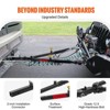 VEVOR Tow Bar, 7500 lbs Towing Capacity with Ropes, Powder-Coating Alloy Steel Bumper-Mounted Universal Towing Bar, Black - 4 of 4