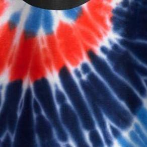 americana peace tie dye