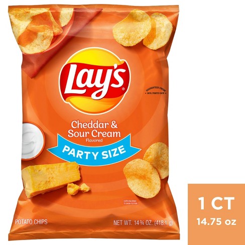 Lay's Cheddar & Sour Cream - 12.50oz : Target