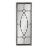 Kate and Laurel Bakersfield Rectangle MDF Decorative Mirror, 16x42, Gray - 2 of 4