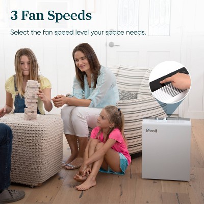 Levoit White HEPA Air Purifier with Odor Absorbing Filter