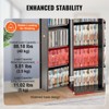VEVOR Media Storage Cabinet, DVD Cabinet with Doors and Shelves, CD Storage Holds up to 576 CDs, Adjustable DVD Shelf, Brown - 4 of 4