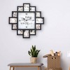 Memories by the Minute' Picture Frame Collage Wall Clock Black - American Art Decor: Modern Square Analog Display, Indoor Use - 2 of 4