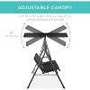 WhizMax Swing Chair Ultimate Comfort Outdoor Double Swing with Sunshade Canopy - 4 of 4