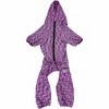 Pet Life (R) Active 'Downward Dog' Heathered Performance 4-Way Stretch Two-Toned Full Body Warm Up Hoodie - 4 of 4