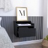 NicBex 1 Drawer Floating Nightstand with Handle Free Design,Wall Mounted Bedside Table with Top Shelf Surfaces,Modern Side Table for Bedroom - 2 of 4