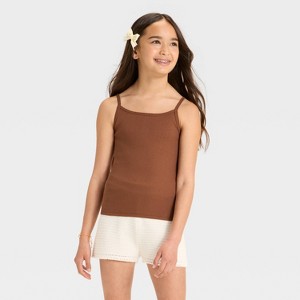 Tank top ajustado acanalado para niña - Cat & Jack™