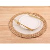 REGALWOVEN Dining Table Decor Indoor Outdoor Kitchen Wipe Clean Farmhouse Placemats 4 Pcs 14*14 in - 3 of 4