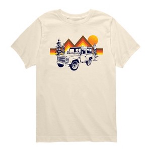 Boys' - Instant Message - Off Road Vehicle Stripes Short Sleeve Graphic T-Shirt - 1 of 4