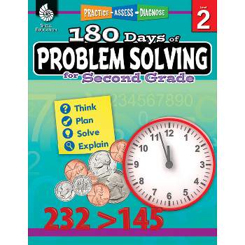180 Days of Problem Solving for Second Grade - (180 Days of Practice) by  Donna Ventura (Paperback)