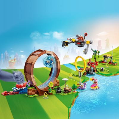 LEGO Sonic the Hedgehog Sonic&#39;s Green Hill Zone Loop Challenge Playset 76994_1