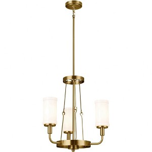 Kichler Lighting Vetivene 3 - Light Chandelier in  Natural Brass - 1 of 3