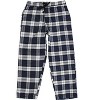 Intimo Men's Flannel Pajama Sleep Lounge Pants with Slipper Socks - 2 of 4