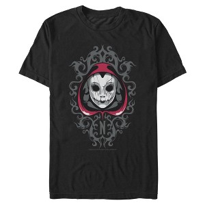 Mens Wednesday Mysterious Mask T Shirt - 1 of 4