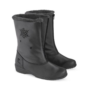 Collections Etc Totes Snowflake Boot Wide Widths - 1 of 4