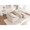 VASIP Chenille Modular Cloud Sectional Sofa ,103"L-Shaped Chaise, Boneless Modern Design, No Assembly Required for Living Room,Beige - 3 of 4