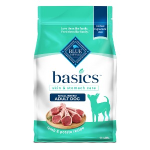 Blue Buffalo Basics Limited Ingredient Diet Grain Free Lamb & Potato Recipe Small Breed Dry Dog Food - 1 of 4