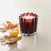 Seasonal Ribbed Glass Jar Candle 7oz - Hearth & Hand™ with Magnolia - 2 of 4