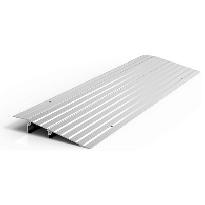 EX-ACCESS TRANSITIONS Portable Self Supporting Aluminum Modular Entry Threshold Ramp Ideal for Doorways and Raised Landings