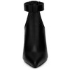 BLISSFUL STEP Women's Cutout Back Zip Stiletto Heel Pointed Toe Booties Ankle Boots - 3 of 4