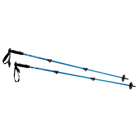 LEKI Nordic Walking Hyper Carbon Series Pole Blue 100cm / 40in 